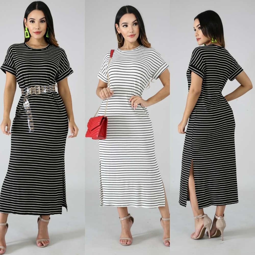 Jersey Stripe Dress